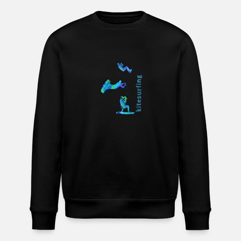 Kitesurf, surf, kitesurf, graffiti - Sweat bio ROLLER Stanley/Stella Unisexe - noir