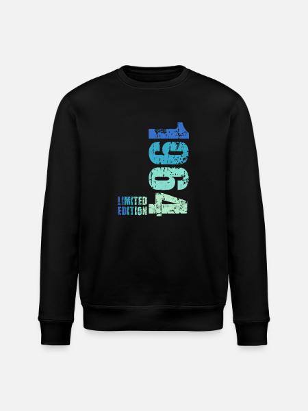 60e anniversaire 1964 - Sweat bio ROLLER Stanley/Stella Unisexe - noir