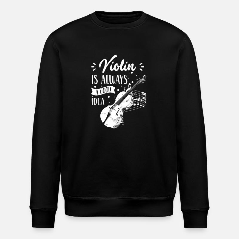 Musician Instrument String Instrument - Stanley/Stella ROLLER Unisex Organic Sweatshirt - black