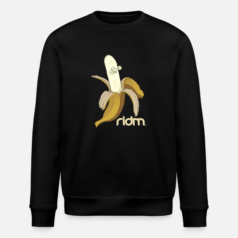 RIDM Bananaboard - Sweat bio ROLLER Stanley/Stella Unisexe - noir