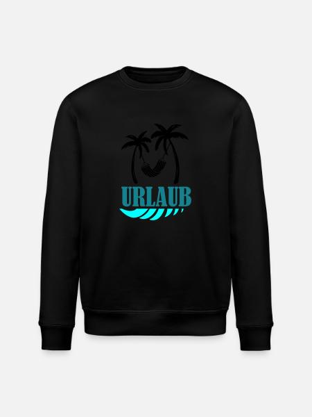 palms relax urlaub - Stanley/Stella Unisex Bio-Sweatshirt ROLLER - Schwarz