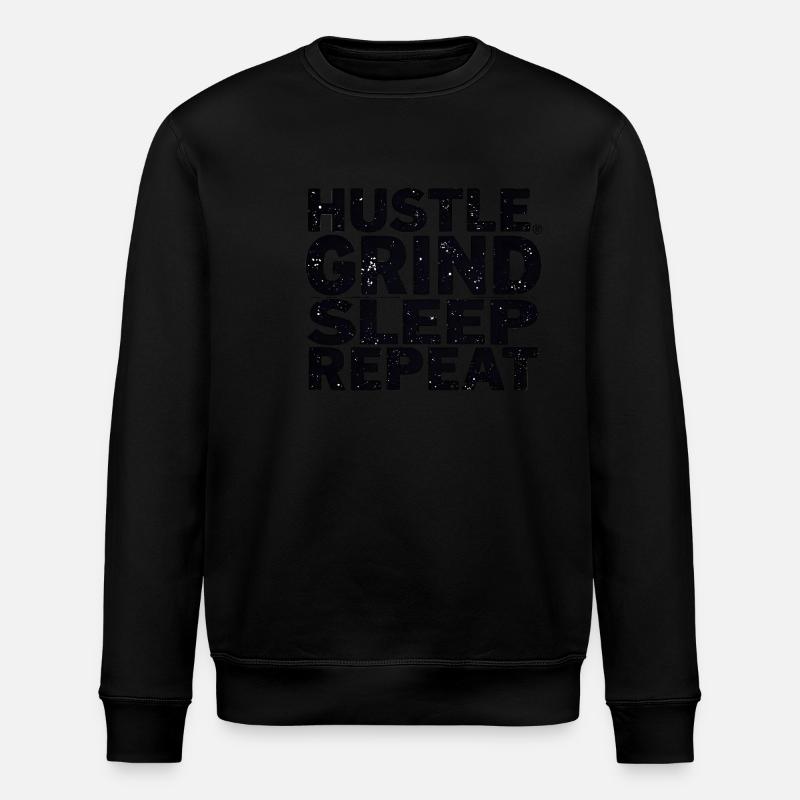 BOUSCULER DORMIR RÉCOLTER - Sweat bio ROLLER Stanley/Stella Unisexe - noir