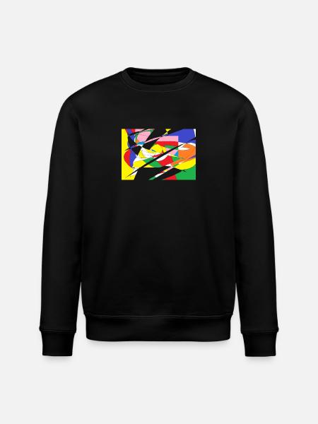 Pattern - Stanley/Stella ROLLER Unisex Organic Sweatshirt - black