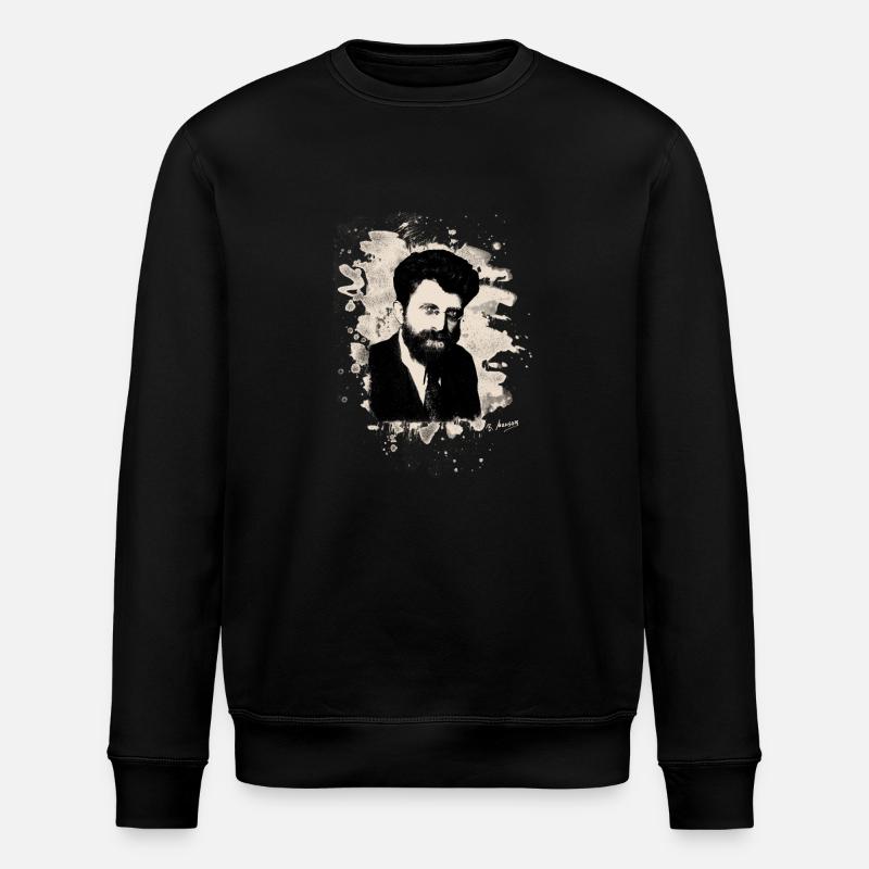Erich Mühsam Tribute - Stanley/Stella Unisex Bio-Sweatshirt ROLLER - Schwarz