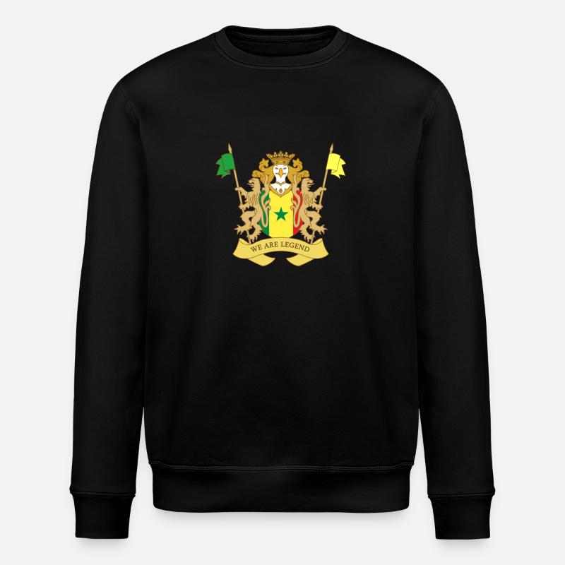 BLAZON SENEGAL - Stanley/Stella Unisex Bio-Sweatshirt ROLLER - Schwarz