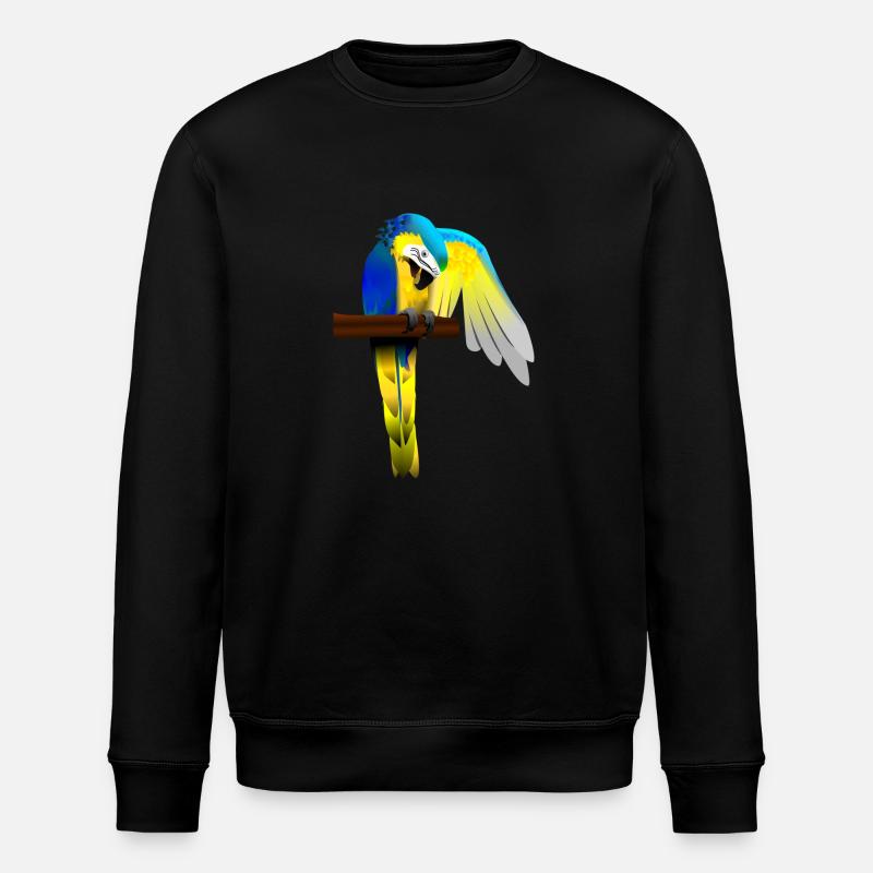 Perroquet - Sweat bio ROLLER Stanley/Stella Unisexe - noir