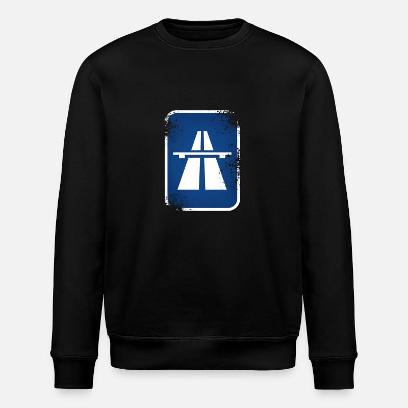 AUTOBAHN - Stanley/Stella Unisex Bio-Sweatshirt ROLLER - Schwarz