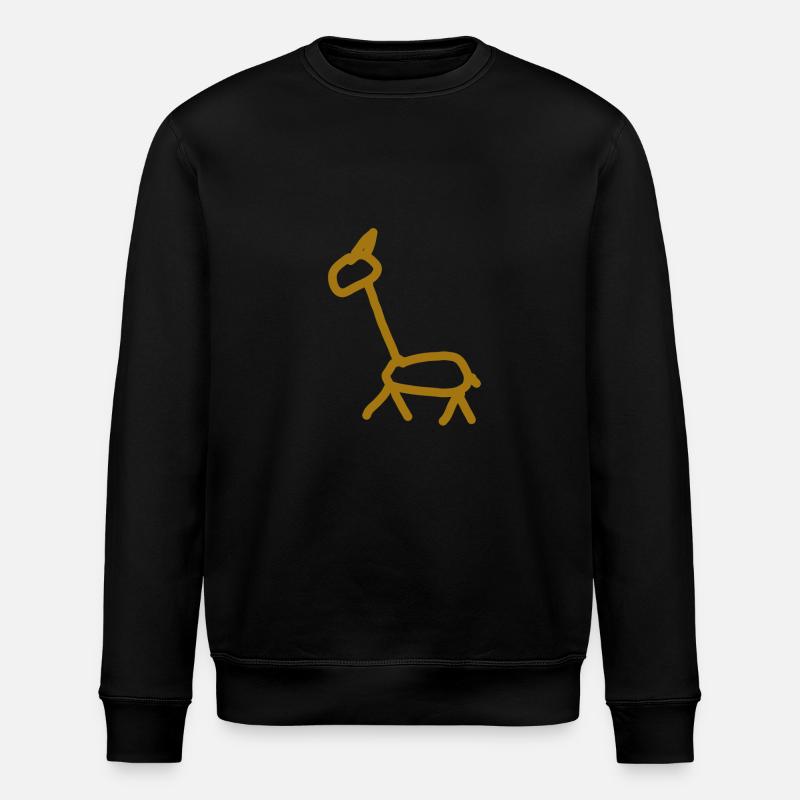 girafe - Sweat bio ROLLER Stanley/Stella Unisexe - noir