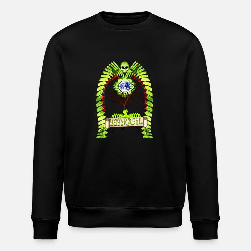Yggdrassil - Sweat bio ROLLER Stanley/Stella Unisexe - noir