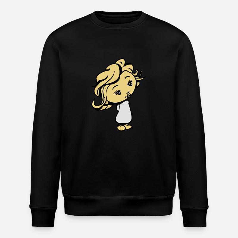 Enfant petite fille - Sweat bio ROLLER Stanley/Stella Unisexe - noir