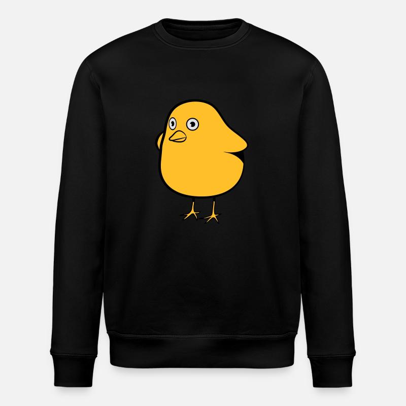 funny chicks - Stanley/Stella ROLLER Unisex Organic Sweatshirt - black