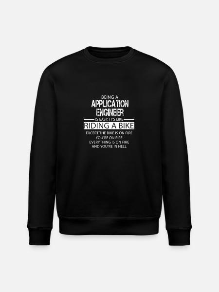 Application Engineer - Stanley/Stella ROLLER Unisex Organic Sweatshirt - black