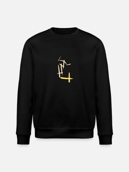 Wonderful abstractness - Stanley/Stella ROLLER Unisex Organic Sweatshirt - black
