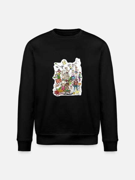 Mangfoldighed Klemmkleil Cover 2022 - Stanley/Stella økologisk unisex-sweatshirt ROLLER - sort