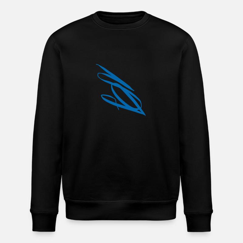 Der Blaue S - Stanley/Stella Unisex Bio-Sweatshirt ROLLER - Schwarz