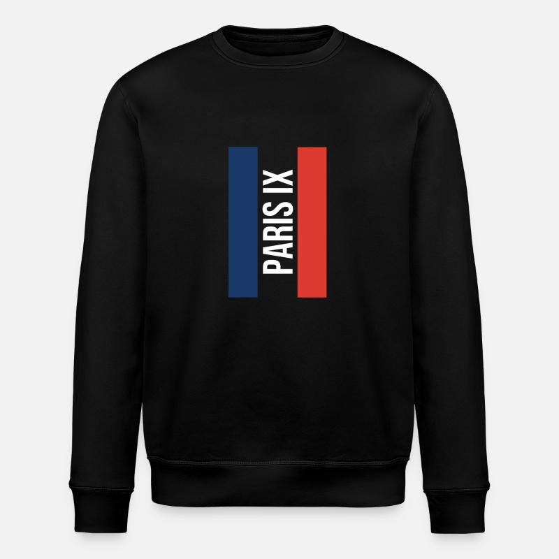 Paris IX Souvenir Paris 9 Paris - Sweat bio ROLLER Stanley/Stella Unisexe - noir