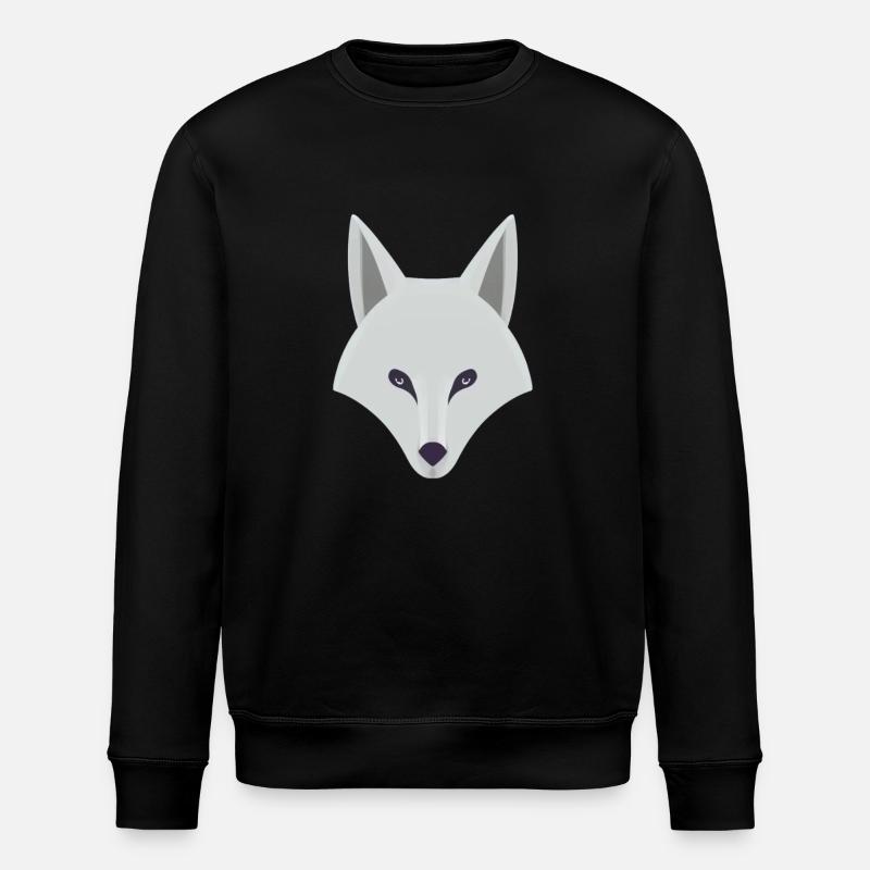 STILISIERTER SANDFUCHS - Stanley/Stella Unisex Bio-Sweatshirt ROLLER - Schwarz