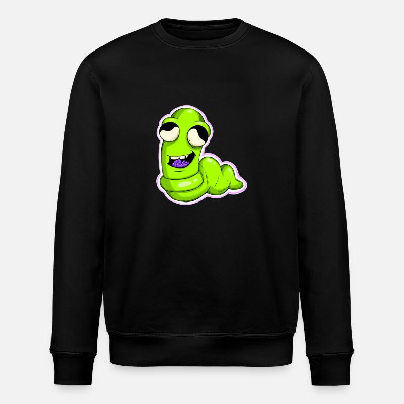 Wurmi - Stanley/Stella Unisex Bio-Sweatshirt ROLLER - Schwarz