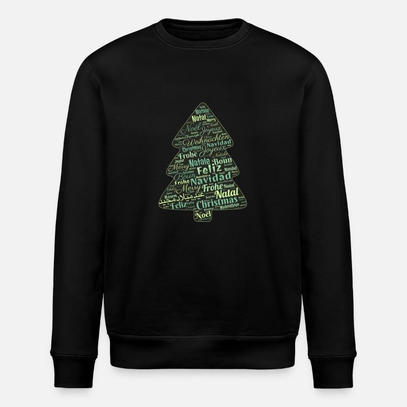 Idée cadeau de Noël - Sweat bio ROLLER Stanley/Stella Unisexe - noir