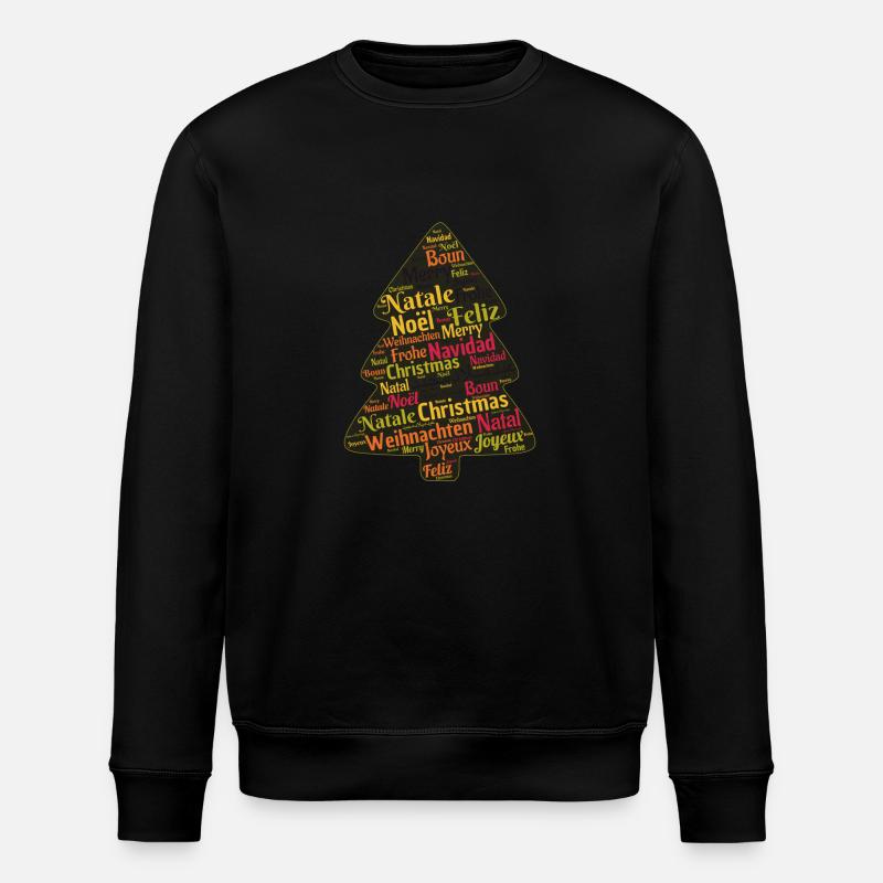 Geschenkidee Weihnachten - Stanley/Stella Unisex Bio-Sweatshirt ROLLER - Schwarz