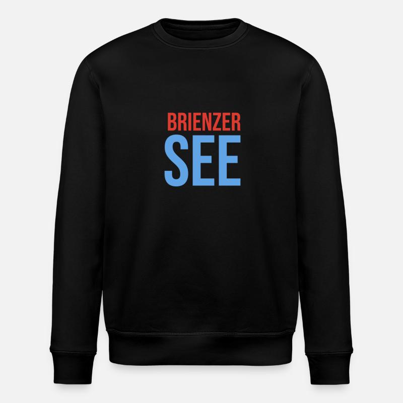 Souvenir du lac de Brienz - Sweat bio ROLLER Stanley/Stella Unisexe - noir
