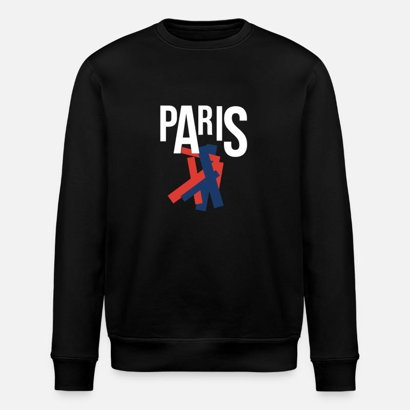 Souvenir créatif Paris - Sweat bio ROLLER Stanley/Stella Unisexe - noir