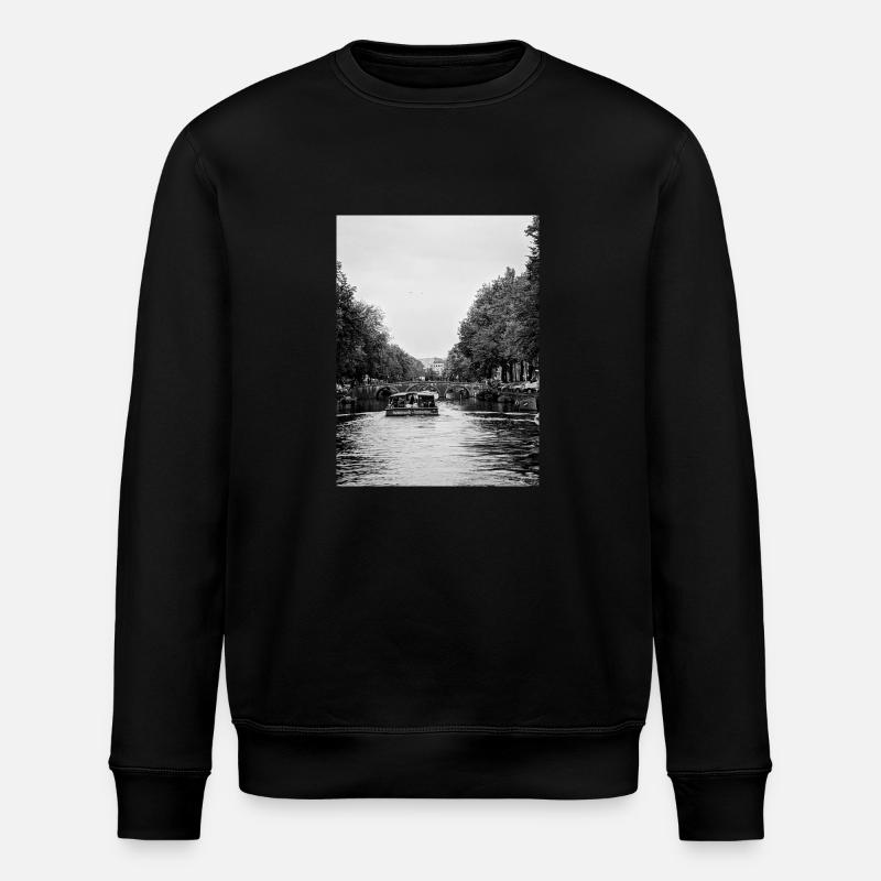 Amsterdam - Stanley/Stella Unisex Bio-Sweatshirt ROLLER - Schwarz