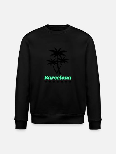 Barcelone - Sweat bio ROLLER Stanley/Stella Unisexe - noir