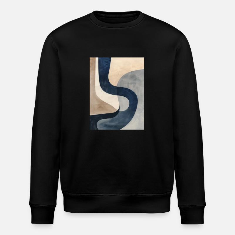 Poster min Abstract 2 - Sweat bio ROLLER Stanley/Stella Unisexe - noir