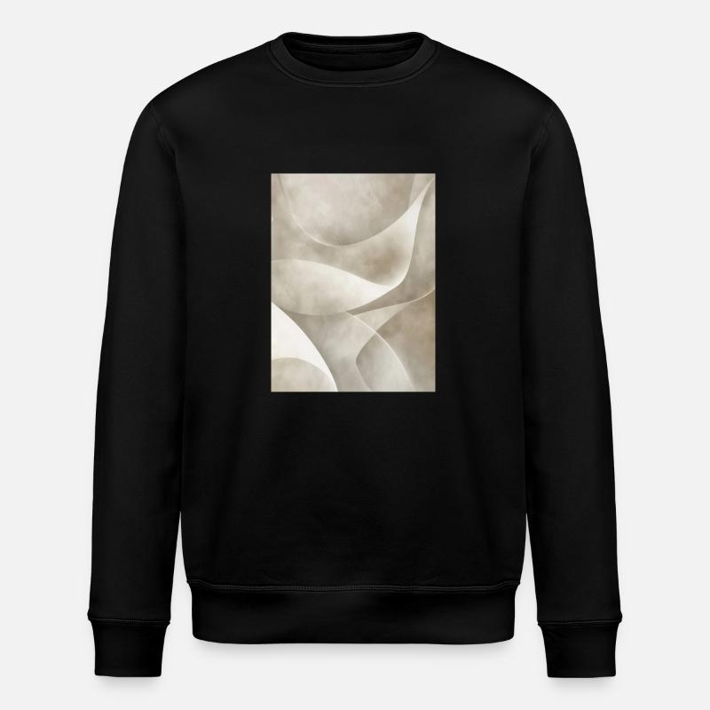 green abstract 7 - Stanley/Stella Unisex Bio-Sweatshirt ROLLER - Schwarz