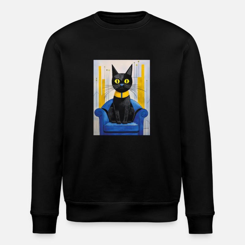 Le chat - Sweat bio ROLLER Stanley/Stella Unisexe - noir
