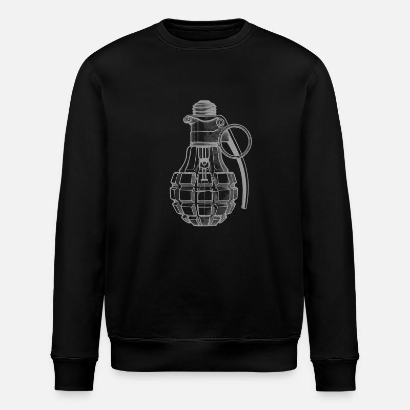 Glühlampe - Stanley/Stella Unisex Bio-Sweatshirt ROLLER - Schwarz