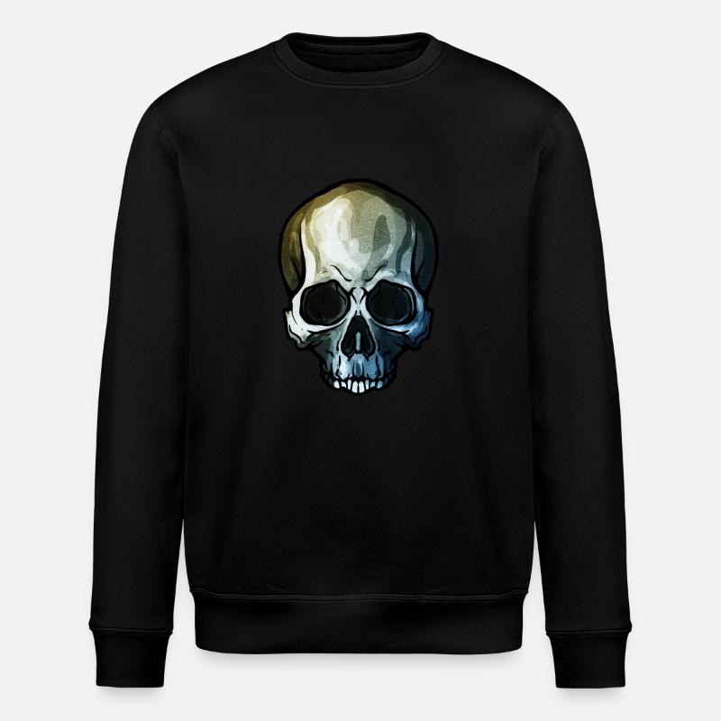 Crâne - Sweat bio ROLLER Stanley/Stella Unisexe - noir