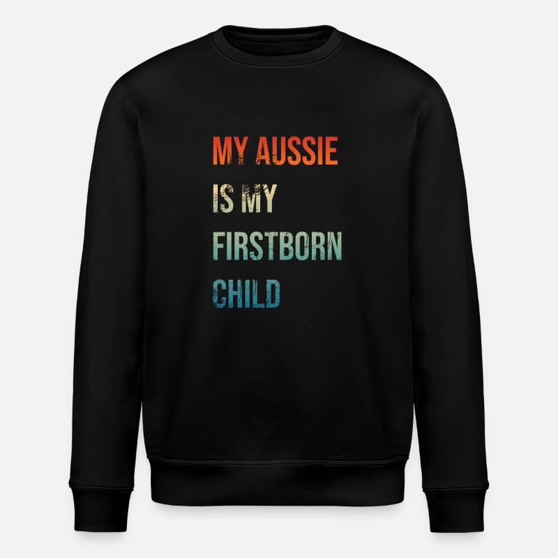 Aussie Firstborn - Stanley/Stella Unisex Bio-Sweatshirt ROLLER - Schwarz