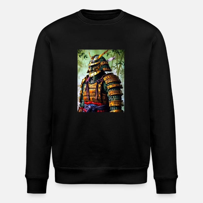 Der goldene Oni - Stanley/Stella Unisex Bio-Sweatshirt ROLLER - Schwarz