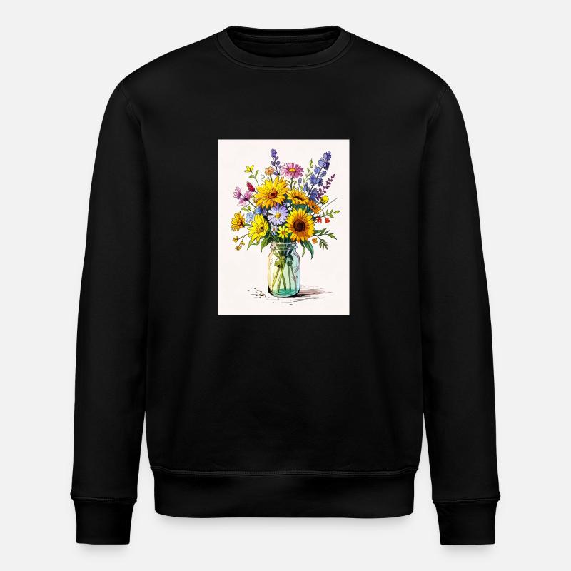 Un bocal plein de joie - Sweat bio ROLLER Stanley/Stella Unisexe - noir