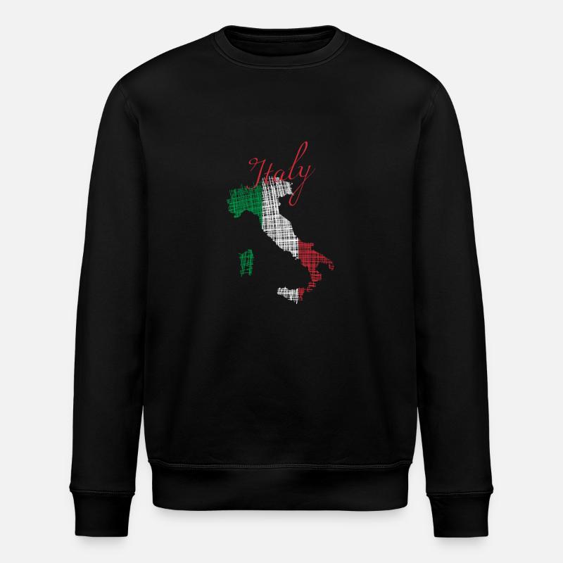 Italien - Stanley/Stella Unisex Bio-Sweatshirt ROLLER - Schwarz