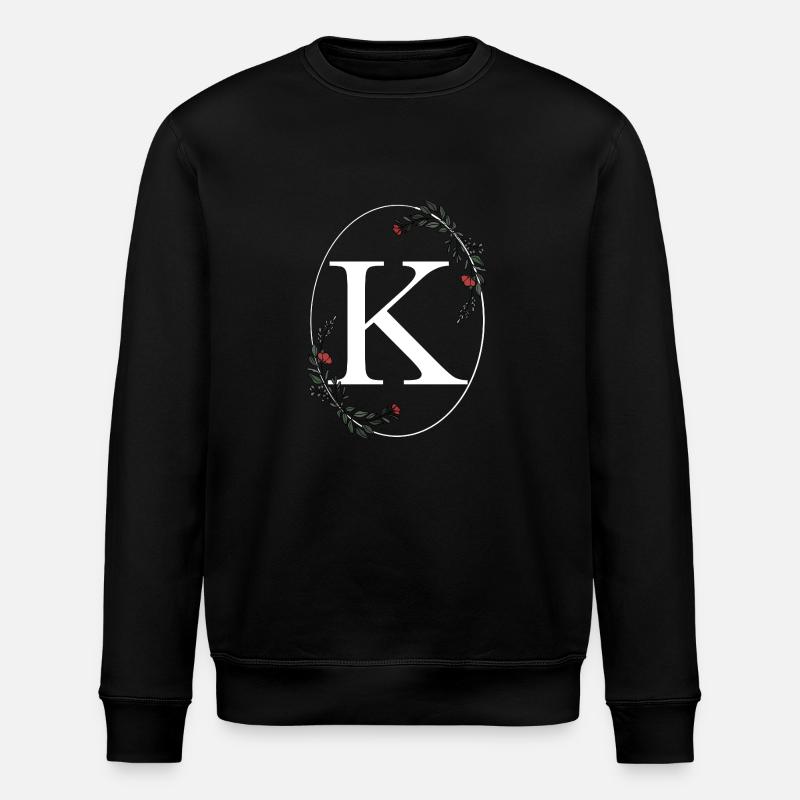 Buchstabe K - Stanley/Stella Unisex Bio-Sweatshirt ROLLER - Schwarz