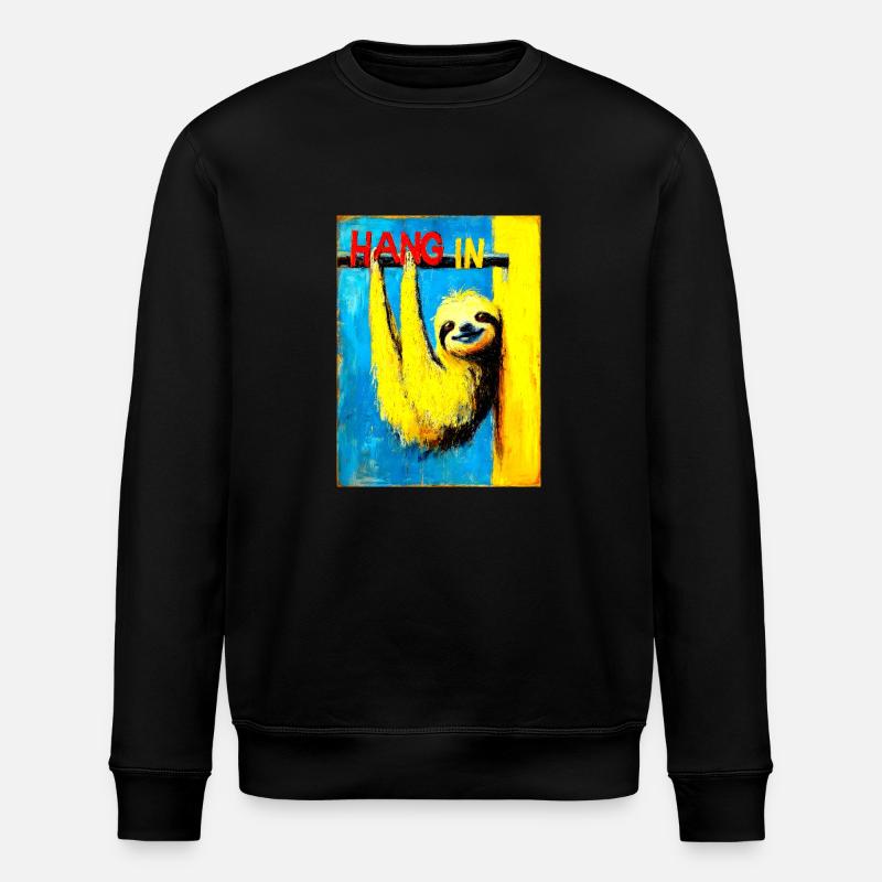 « Accrochez-vous » de van Gogh - Sweat bio ROLLER Stanley/Stella Unisexe - noir