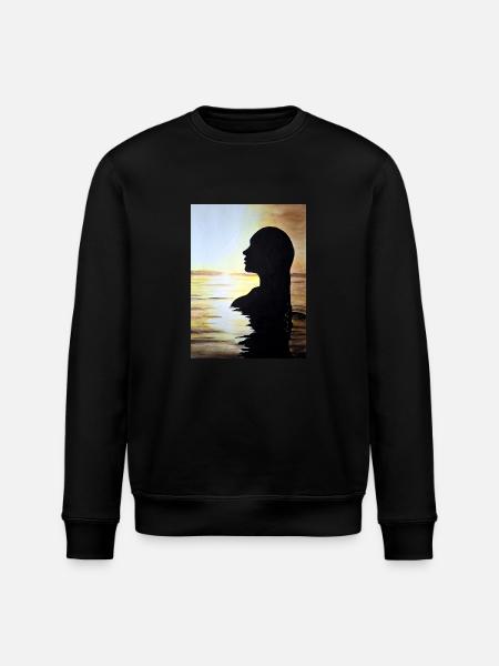 Begegnung - Stanley/Stella Unisex Bio-Sweatshirt ROLLER - Schwarz