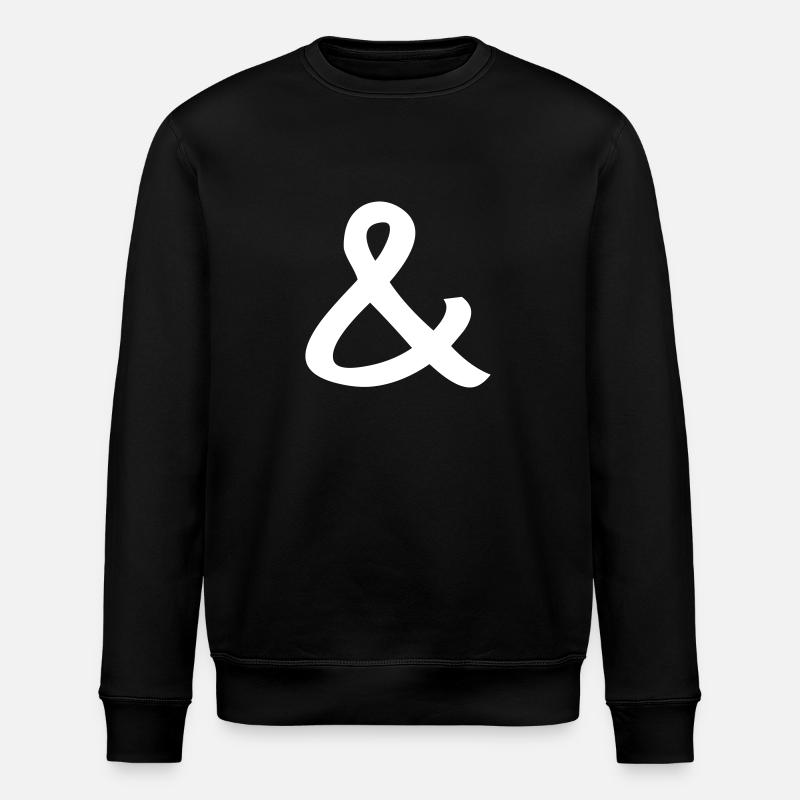 esperluette - Sweat bio ROLLER Stanley/Stella Unisexe - noir