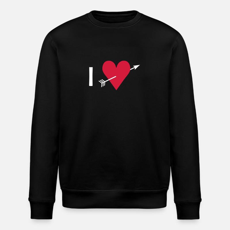 I ♥ / I love - Sweat bio ROLLER Stanley/Stella Unisexe - noir