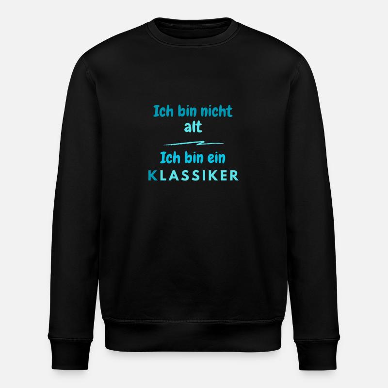 Klassiker - Stanley/Stella Unisex Bio-Sweatshirt ROLLER - Schwarz