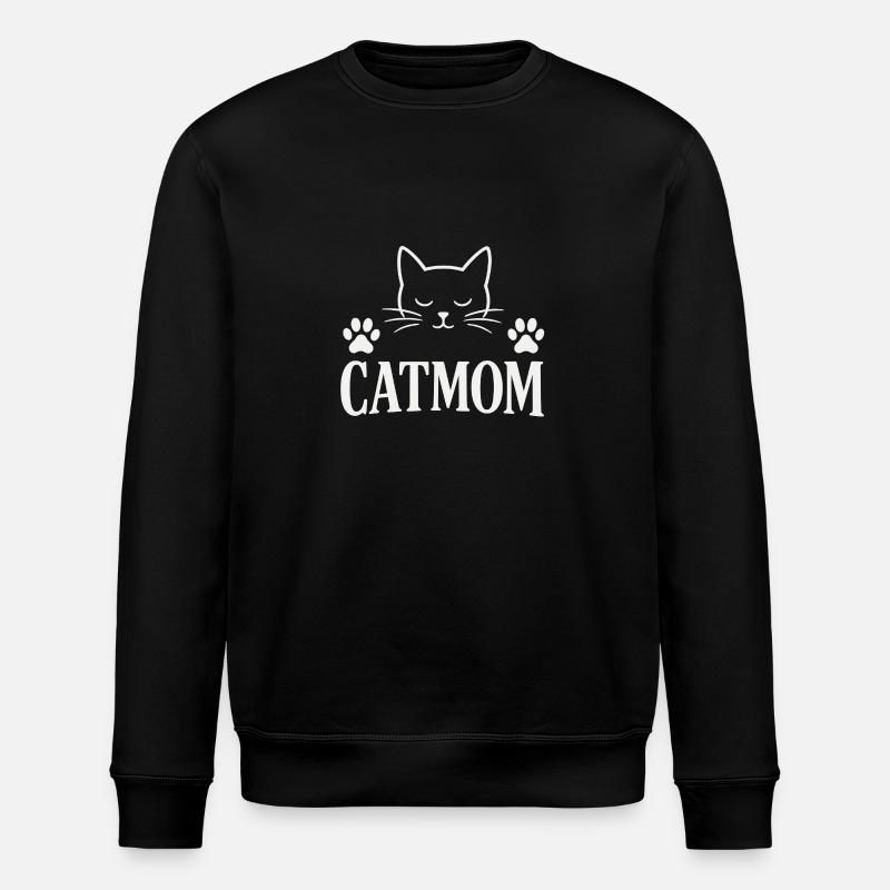 Maman chat - Sweat bio ROLLER Stanley/Stella Unisexe - noir