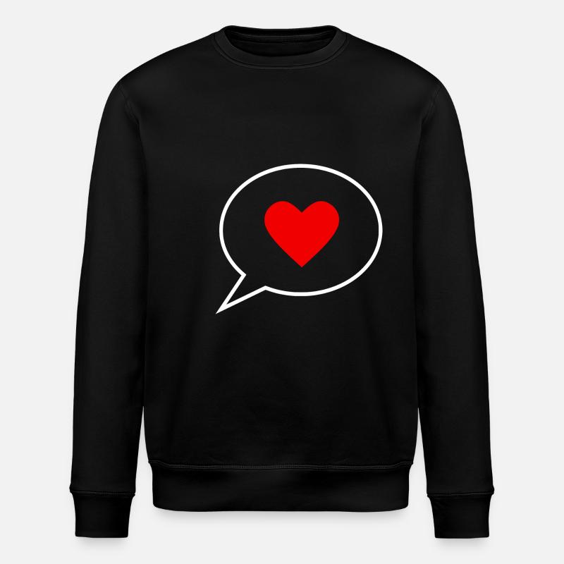 Saint-Valentin, Saint-Valentin, Saint-Valentin - Sweat bio ROLLER Stanley/Stella Unisexe - noir