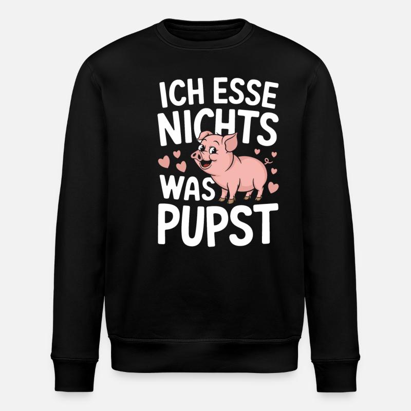 Animal cochon - Sweat bio ROLLER Stanley/Stella Unisexe - noir