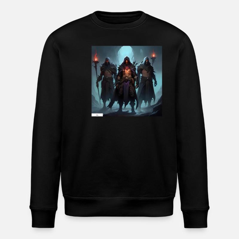 Vergessene Kriegerfreunde - Stanley/Stella Unisex Bio-Sweatshirt ROLLER - Schwarz