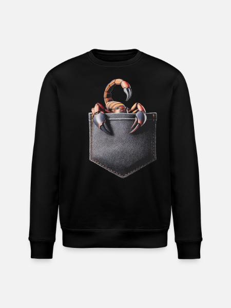 Skorpion - Stanley/Stella Unisex Bio-Sweatshirt ROLLER - Schwarz