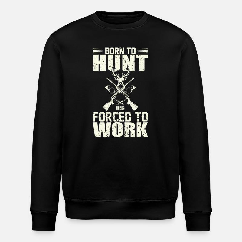 Chasseurs - Sweat bio ROLLER Stanley/Stella Unisexe - noir