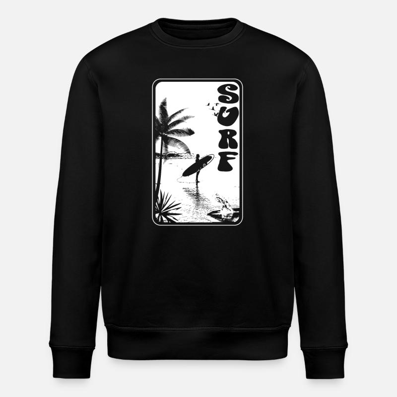 SURF - Sweat bio ROLLER Stanley/Stella Unisexe - noir